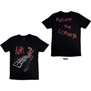 Korn - Follow The Leader Hopscotch Uni Bl in der Gruppe MERCHANDISE / T-shirt / Hårdrock bei Bengans Skivbutik AB (5570042r)