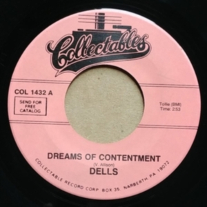 Dells - Dreams Of Contentment B/W Zing Zing in der Gruppe Övrigt /  bei Bengans Skivbutik AB (5570079)