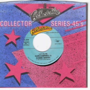 Glen Campbell & Jody Miller - Let It Be Me B/W Queen Of The House in der Gruppe Övrigt /  bei Bengans Skivbutik AB (5570096)