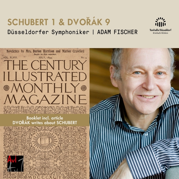 Adam Fischer & Düsseldorfer Symphoniker - Schubert 1 & Dvorák 9 in der Gruppe CD / Klassiskt bei Bengans Skivbutik AB (5570583)