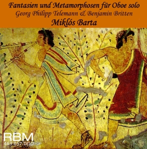 Miklos Barta - Telemann/Britten - Fantasies & Meta in der Gruppe CD / Klassiskt bei Bengans Skivbutik AB (5570669)