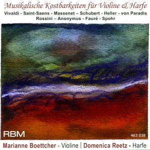 Marianne Boettcher Domenica Reetz - Musical Gems For Harp & Violin in der Gruppe CD / Klassiskt bei Bengans Skivbutik AB (5570671)