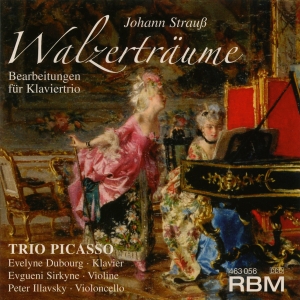 Trio Picasso - Johann Strauss - Walzerträume - Arr in der Gruppe CD / Klassiskt bei Bengans Skivbutik AB (5570673)