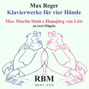 Reger Max - Piano Works For Four Hands in der Gruppe CD / Klassiskt bei Bengans Skivbutik AB (5570682)