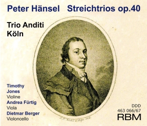 Trio Anditi Köln - Peter Hänsel - String Trios Op. 40 in der Gruppe CD bei Bengans Skivbutik AB (5570706)