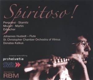 Johannes Hustedt - Spiritoso! - Flute Concertos By Per in der Gruppe CD / Klassiskt bei Bengans Skivbutik AB (5570708)