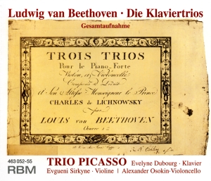 Trio Picasso - Ludwig Van Beethoven - Piano Trios in der Gruppe CD / Klassiskt bei Bengans Skivbutik AB (5570711)