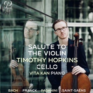 Timothy Hopkins - Salute To The Violin - Works By Bac in der Gruppe CD / Klassiskt bei Bengans Skivbutik AB (5570790)