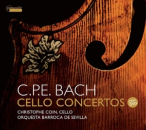 Christophe Coin/Orquesta Barroca Se - C. P. E Bach: Cello Concertos Wq. 1 in der Gruppe CD / Klassiskt bei Bengans Skivbutik AB (5571395)