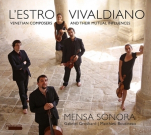 Mensa Sonora - L'estro Vivaldiano - Venetian Compo in der Gruppe CD / Klassiskt bei Bengans Skivbutik AB (5571406)