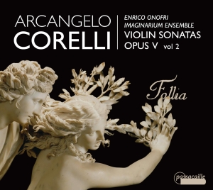 Enrico Onofri/Imaginarium Ensemble - Arcangelo Corelli - Sonaten Op. 5, in der Gruppe CD / Klassiskt bei Bengans Skivbutik AB (5571424)