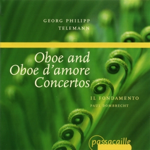 Dombrecht/Il Fondamento - Georg Philipp Telemann - Oboe & Obo in der Gruppe CD / Klassiskt bei Bengans Skivbutik AB (5571628)