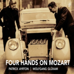 Patrick Ayrton & Wolfgang Glüxam - Four Hands On Mozart in der Gruppe CD / Klassiskt bei Bengans Skivbutik AB (5571660)