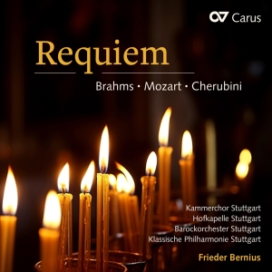 Johannes Brahms Wolfgang Amadeus M - Brahms/Mozart/Cherubini: Requiem in der Gruppe CD bei Bengans Skivbutik AB (5572360)