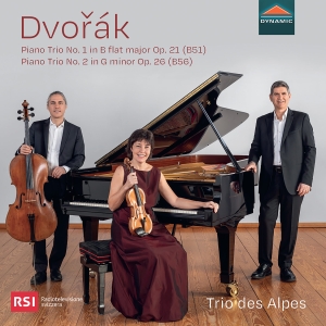 Trio Des Alpes - Dvorak: Piano Trios Nos. 1 & 2 in der Gruppe UNSERE TIPPS / Freitagsveröffentlichungen / 2025-01-17 bei Bengans Skivbutik AB (5573230)