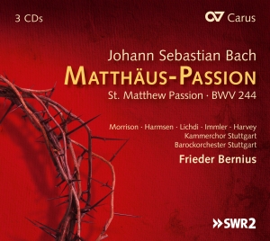 Bach - Matthäus Passion Bwv 244 in der Gruppe CD / Klassiskt bei Bengans Skivbutik AB (5573838)