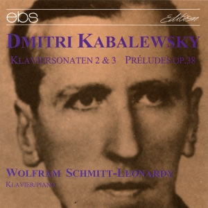 Wolfram Schmitt-Leonardy - Dmitry Kabalevsky - Piano Sonatas N in der Gruppe CD / Klassiskt bei Bengans Skivbutik AB (5573866)