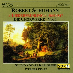 Werner Pfaff Studio Vocale Karlsru - Robert Schumann: Choral Works Vol. in der Gruppe CD / Klassiskt bei Bengans Skivbutik AB (5573869)
