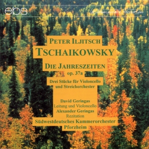 David Geringas Alexander Geringas - Tchaikovsky: The Seasons Op. 37A in der Gruppe CD / Klassiskt bei Bengans Skivbutik AB (5573872)