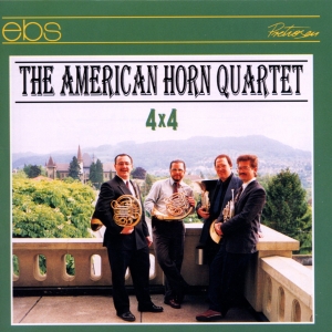 The American Horn Quartet - 4X4 in der Gruppe CD / Klassiskt bei Bengans Skivbutik AB (5573877)