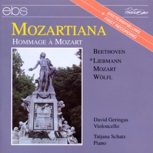 David Geringas Tatjana Schatz - Mozartiana - Hommage À Mozart in der Gruppe CD / Klassiskt bei Bengans Skivbutik AB (5573882)