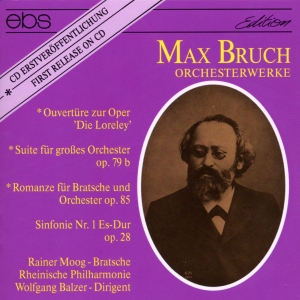 Rainer Moog Wolfgang Balzer Rhein - Max Bruch: Works For Orchestra in der Gruppe CD / Klassiskt bei Bengans Skivbutik AB (5573894)