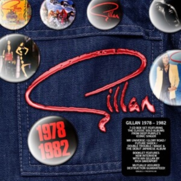 Gillan - 1978 - 1982 in der Gruppe CD / Pop-Rock bei Bengans Skivbutik AB (5574032)