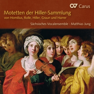 Sächsisches Vocalensemble - Motets Of The Hiller-Collection in der Gruppe CD / Klassiskt bei Bengans Skivbutik AB (5574453)