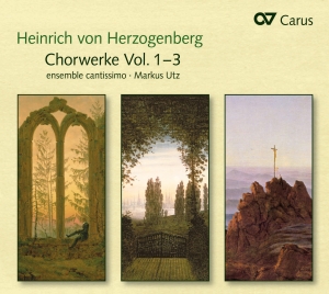 Herzogenberg - Choral Works Vol. 1-3 in der Gruppe CD / Klassiskt bei Bengans Skivbutik AB (5574489)