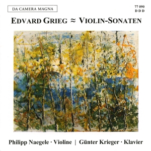 Grieg - Violin Sonatas Nos. 1 & 2 in der Gruppe CD / Klassiskt bei Bengans Skivbutik AB (5574879)