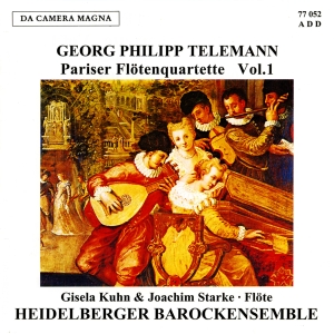Telemann G P - Flute Quartets, Vol. 1 in der Gruppe CD / Klassiskt bei Bengans Skivbutik AB (5574895)