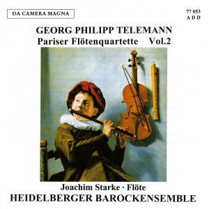 Telemann G P - Flute Quartets, Vol. 2 in der Gruppe CD / Klassiskt bei Bengans Skivbutik AB (5574896)