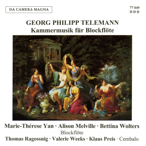 Telemann G P - Chamber Music For Flute in der Gruppe CD / Klassiskt bei Bengans Skivbutik AB (5574977)