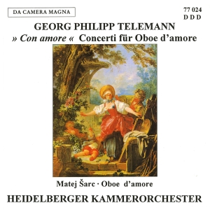 Telemann G P - Concertos For Oboe D'amore in der Gruppe CD / Klassiskt bei Bengans Skivbutik AB (5575007)