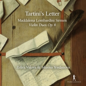 M L Sirmen - Tartini's Letter - Violin Duos Op. in der Gruppe CD / Klassiskt bei Bengans Skivbutik AB (5575012)