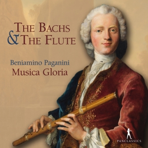 Beniamino Paganini Musica Gloria - The Bachs & The Flute in der Gruppe CD / Klassiskt bei Bengans Skivbutik AB (5575025)