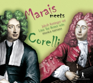 Lina Tur Bonet Jakob Rattinger Mu - Marais Meets Corelli in der Gruppe CD / Klassiskt bei Bengans Skivbutik AB (5575061)