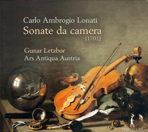Carlo Ambrogio Lonati - Sonate Da Camera - Nos. 1, 2, 3 & 6 in der Gruppe CD / Klassiskt bei Bengans Skivbutik AB (5575081)