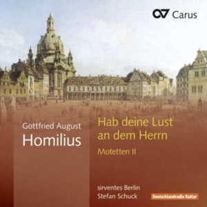 Homilius - Gottfried August Homilius - Motets in der Gruppe CD / Klassiskt bei Bengans Skivbutik AB (5575089)