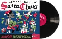 Various Artists - Rockin Rollin Santa Claus (Black Vi in der Gruppe UNSERE TIPPS / Weihnachtsmusik auf Vinyl & CD bei Bengans Skivbutik AB (5575384)