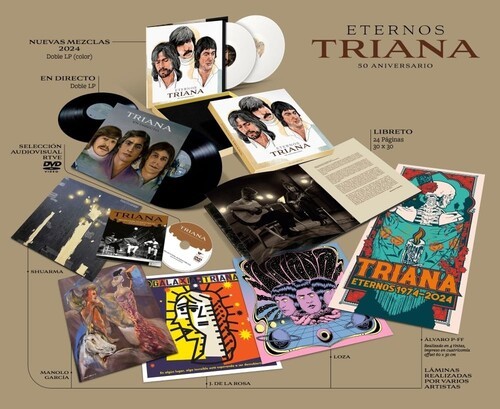 Triana - Eternos Triana (50 Aniversario in der Gruppe CD / Pop-Rock bei Bengans Skivbutik AB (5575522)
