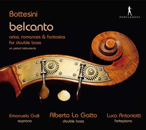 Giovanni Bottesini - Belcanto - Arias, Romances & Fantas in der Gruppe CD / Klassiskt bei Bengans Skivbutik AB (5575771)