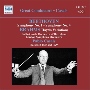 Beethoven: Casals - Symphonies Nos.1 & 4 in der Gruppe Externt_Lager / Naxoslager bei Bengans Skivbutik AB (557613)