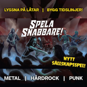 Spela Snabbare! in der Gruppe MERCHANDISE / Merch / Hårdrock bei Bengans Skivbutik AB (5576826)