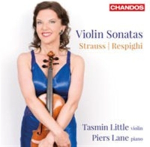Strauss / Respighi - Violin Sonatas in der Gruppe Externt_Lager / Naxoslager bei Bengans Skivbutik AB (557695)
