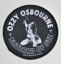 Ozzy Osbourne - Patch Blizzard Of Ozz (9,2 X 9,2 Cm in der Gruppe MERCHANDISE / Accessoarer / Hårdrock bei Bengans Skivbutik AB (5577286)
