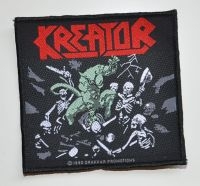 Kreator - Patch Pleasure To Kill (9,2 X 8,7 C in der Gruppe MERCHANDISE / Accessoarer / Hårdrock bei Bengans Skivbutik AB (5577304)