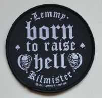Lemmy - Patch Born To Raise Hell (9,4 X 9,4 in der Gruppe MERCHANDISE / Accessoarer / Hårdrock bei Bengans Skivbutik AB (5577305)