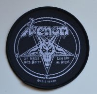 Venom - Patch In League With Satan (9,5 X 9 in der Gruppe MERCHANDISE / Stoffaufnäher / Heavy Metal bei Bengans Skivbutik AB (5577320)