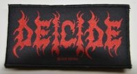 Deicide - Patch Logo (10,4 X 5,5 Cm) in der Gruppe MERCHANDISE / Accessoarer / Hårdrock bei Bengans Skivbutik AB (5577334)